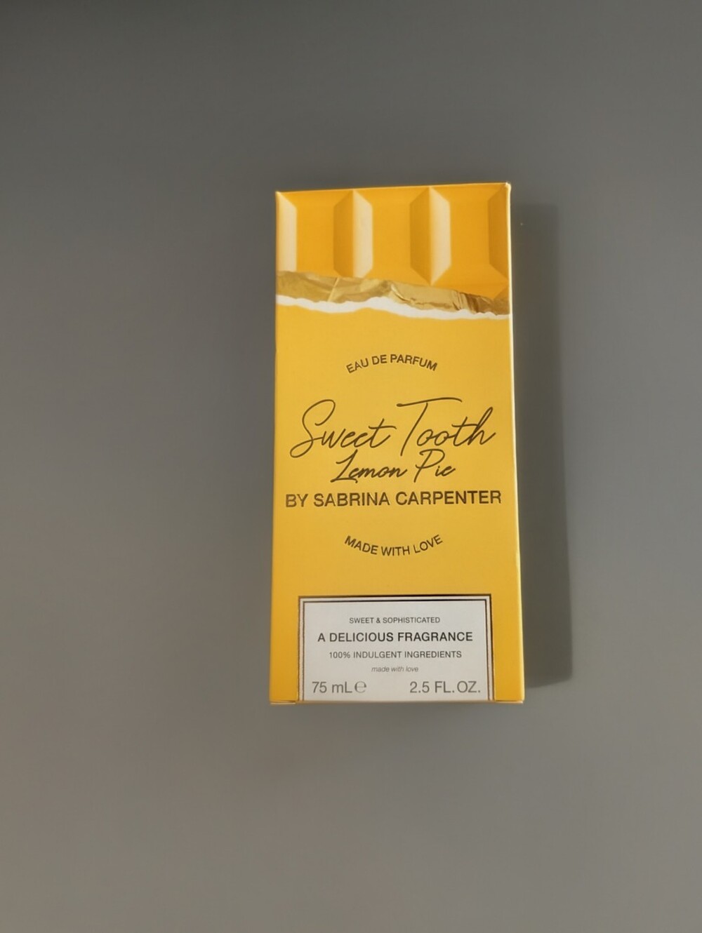 Sweet Tooth Lemon Pie Eau de Parfum by Sabrina Carpenter 75 Ml NIB